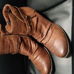 BareTraps Faux Leather Boots